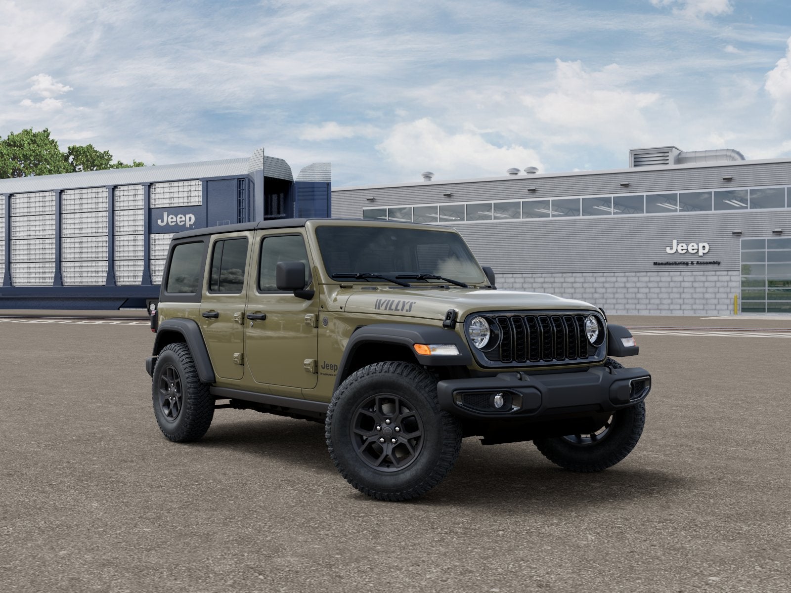 2026 Jeep Wrangler — rear three-quarter view