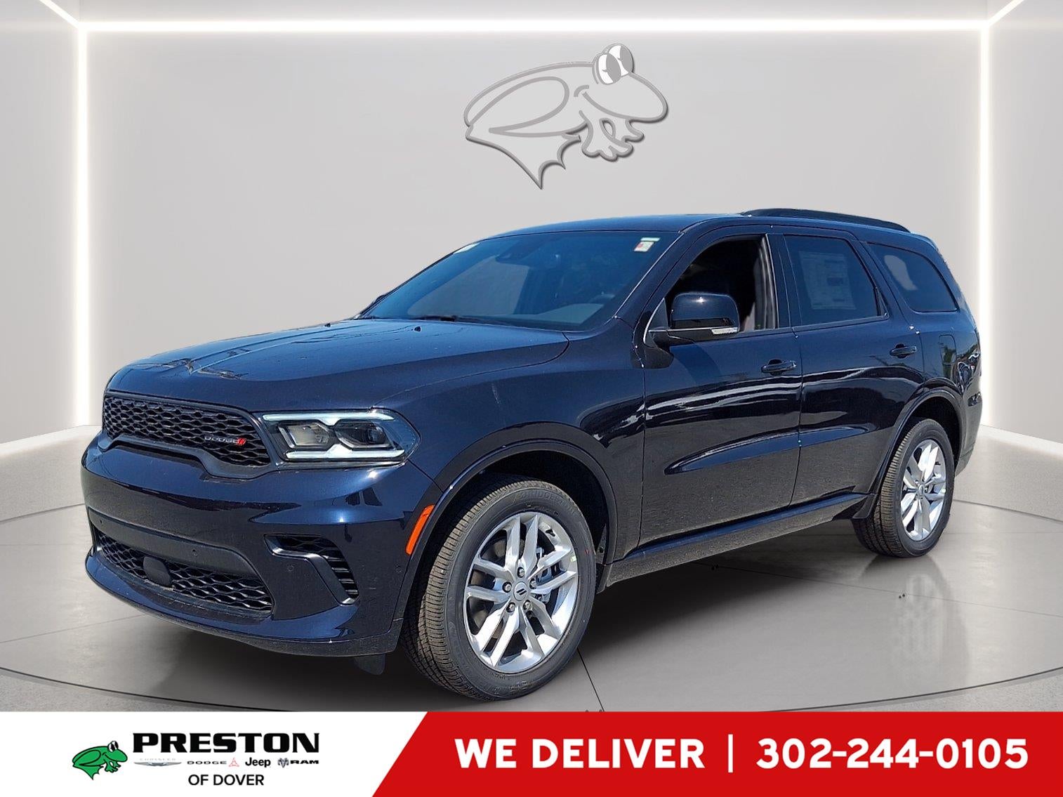 2026 Dodge Durango GT Plus in Night Moves — front three-quarter view