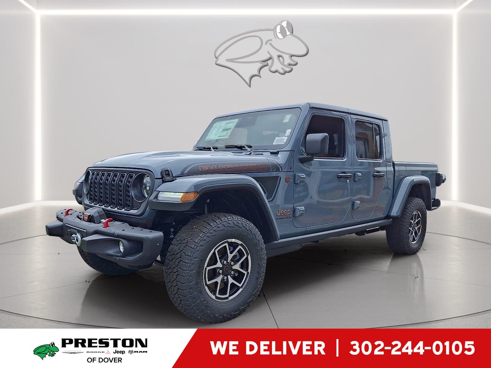 2026 Jeep Gladiator Shadow Ops in Anvil Clearcoat — front three-quarter view