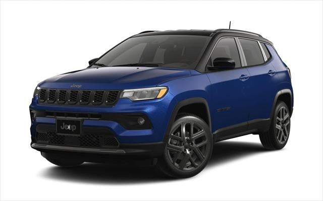 2026 Jeep Compass Limited Altitude in Fathom Blue Pearl Coat — front three-quarter view