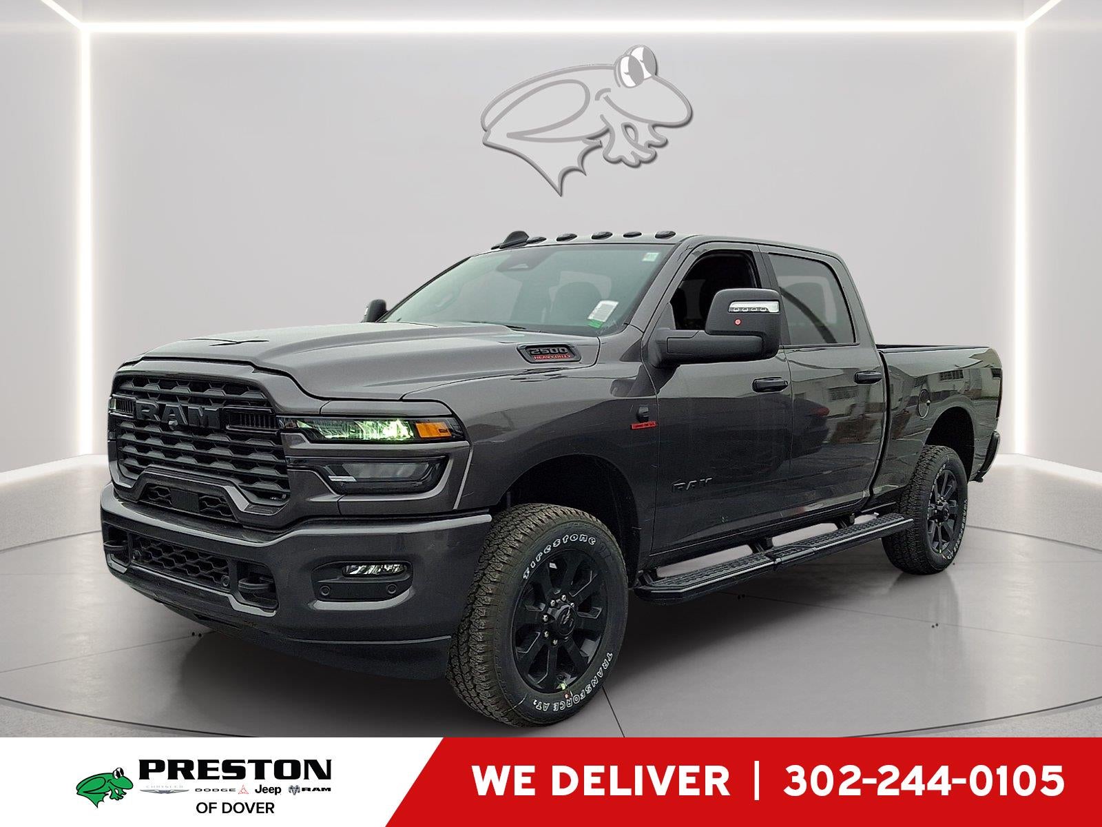 2026 RAM 2500 Big Horn in Granite Crystal Metallic Clearcoat — front three-quarter view