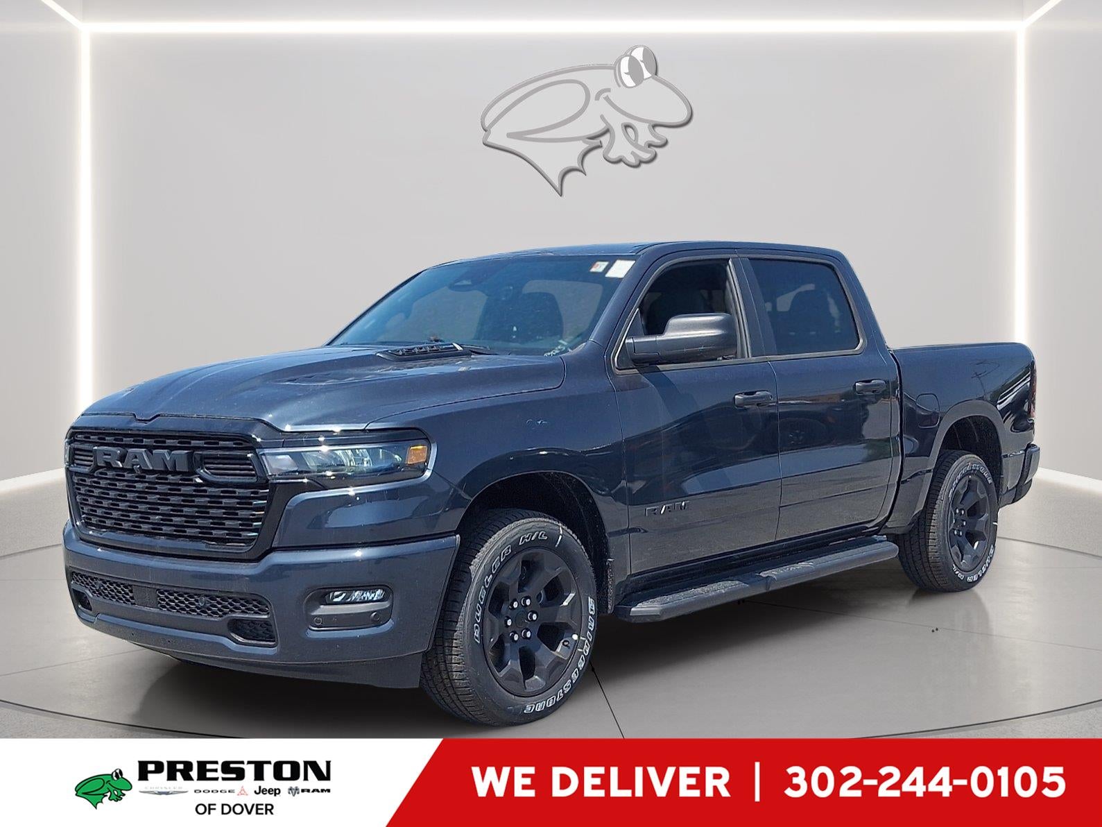 2026 RAM 1500 Express in Forged Blue Metallic — front three-quarter view